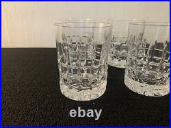4 verres à whisky modèle Manhattan en cristal de Saint Louis (prix à la pièce)