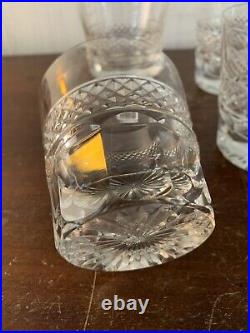 4 verres à whisky modèle Trianon en cristal de Saint Louis (prix à la pièce)