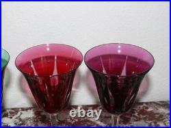5 SUPERBES GRANDS VERRES À VIN ROEMER en Cristal SAINT LOUIS Cerdagne 19,8 cm 5 SUPERBES GRANDS VERRES À VIN ROEMER en Cristal SAINT LOUIS Cerdagne 19,8 cm