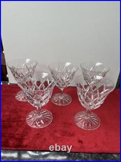 5 Verres A Eau En Cristal Saint Louis
