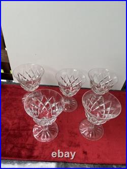 5 Verres A Eau En Cristal Saint Louis