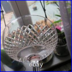 5 coupes a champagne en cristal saint louis modèle Roty vendôme