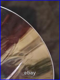 5 flûtes à champagne en cristal de Saint Louis, modèle Camargue, signé H 18,5 cm
