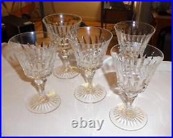 5 verres Verres cristal Baccarat Buckingham Piccadilly H 13 no Saint louis Tommy