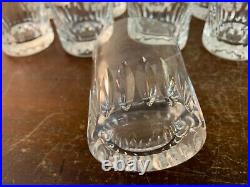 5 verres à porto modèle marine Jersey cristal Saint Louis (prix à la pièce)