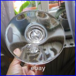 5 verres a vin ou a porto cristal saint louis modèle Lozère uni H 14 cm signé