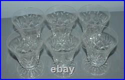 6 Anciens Verres à Vin Cristal Saint Louis Forme Tulipe sur Pied