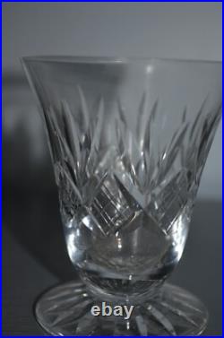 6 Anciens Verres à Vin Cristal Saint Louis Forme Tulipe sur Pied