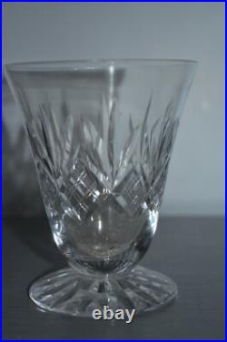 6 Anciens Verres à Vin Cristal Saint Louis Forme Tulipe sur Pied