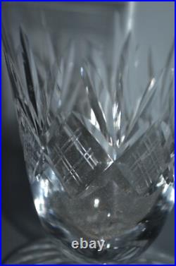 6 Anciens Verres à Vin Cristal Saint Louis Forme Tulipe sur Pied