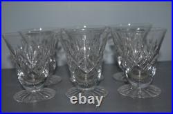 6 Anciens Verres à Vin Cristal Saint Louis Forme Tulipe sur Pied