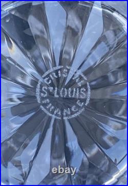 6 Chopes Cristal De Saint Louis Provence Long Drink Orangeade État Neuf