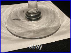 6 Coupes À Champagne en Cristal de Saint Louis modèle MANON H 12 Cm Anciennes