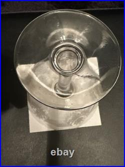 6 Coupes À Champagne en Cristal de Saint Louis modèle MANON H 12 Cm Anciennes