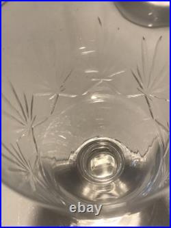 6 Grands Verres À Eau Cristal Taillé St Louis Style Massenet