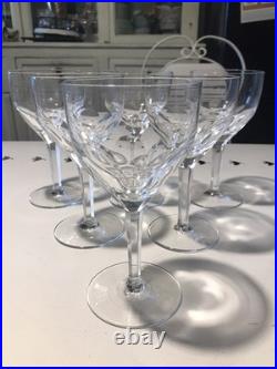 6 Grands Verres À Eau Cristal Tchèque Similaire Bristol St Louis