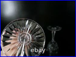 6 Superbe verres à eau en Cristal tailler Sèvre modèle Nevada Saint louis 02