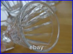 6 VERRES A PORTO EN CRISTAL TAILLER BACCARAT SAINT LOUIS ht 10,8 cm 19 EME 6 VERRES A PORTO EN CRISTAL TAILLER BACCARAT SAINT LOUIS ht 10,8 cm 19 EME