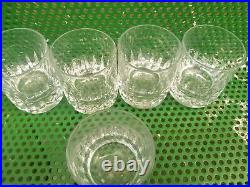 6 Verre A Liqueur Estampiller Saint Louis En Cristal