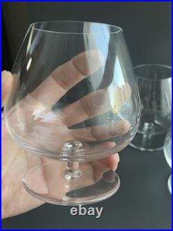 6 Verres À Cognac En Cristal Saint Louis 6 Verres À Cognac En Cristal Saint Louis