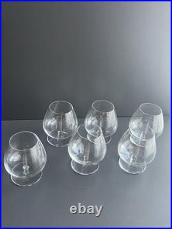 6 Verres À Cognac En Cristal Saint Louis 6 Verres À Cognac En Cristal Saint Louis