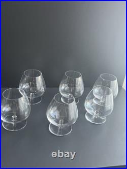 6 Verres À Cognac En Cristal Saint Louis 6 Verres À Cognac En Cristal Saint Louis