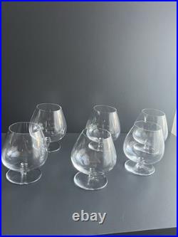 6 Verres À Cognac En Cristal Saint Louis 6 Verres À Cognac En Cristal Saint Louis