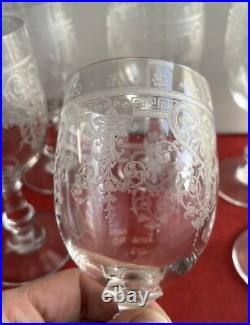 6 Verres A Eau En Cristal Gravé Baccarat Ou St Louis 6 Verres A Eau En Cristal Gravé Baccarat Ou St Louis
