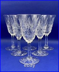 6 Verres À Vin Blanc Cristal De Saint-Louis Modèle Tarn Signés Bel État
