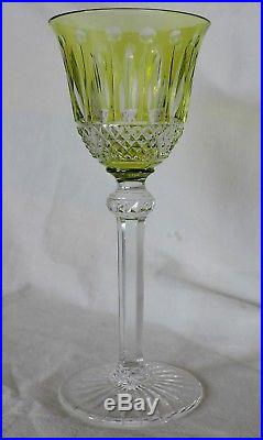 6 Verres A Vin En Cristal De St Louis Tommy Couleur Roemer 16.5 CM