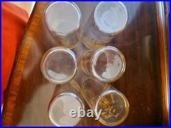 6 Verres Gobelets Cristal Or Ancien Moser St Louis Baccarat Art Nouveau