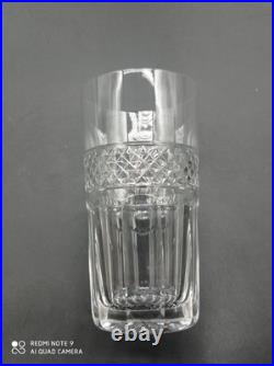 6 Verres Gobelets en Cristal de SAINT-LOUIS modèle TRIANON, H 11 cm, signé 6 Verres Gobelets en Cristal de SAINT-LOUIS modèle TRIANON, H 11 cm, signé