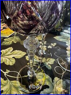 6 Verres Vins Roemer Cristal double # Baccarat St Louis Bohème WMF Vintage