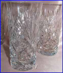 6 Verres gobelets forme américaine cristal taillé Saint-Louis catalogue 1904