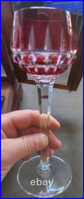 6 ancien verres Saint Louis