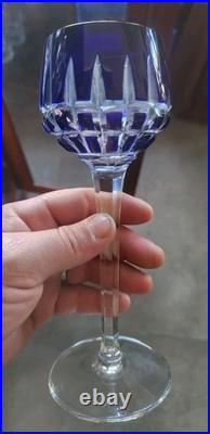 6 ancien verres Saint Louis