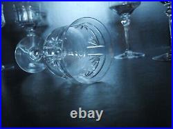 6 ancien verres eau cristal taillé cristal Saint ST Louis modèle Anvers 17,5 cm