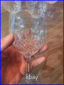 6 anciens verres à eau en cristal signés Saint Louis modèle Vendome