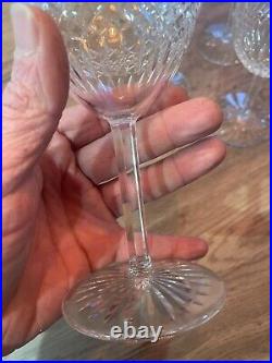 6 anciens verres à eau en cristal signés Saint Louis modèle Vendome