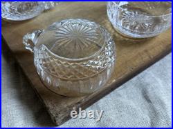 6 coupelles à anse en cristal SAINT LOUIS modèle TOMMY