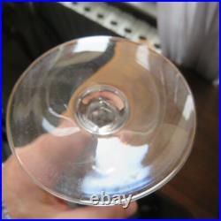 6 flûtes à champagne en cristal de saint louis modèle Cerdagne L2