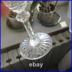 6 flutes a champagne en cristal de saint louis modèle tommy signé H 18,5 cm