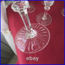 6 flutes a champagne en cristal de saint louis modèle tommy signé H 18,5 cm