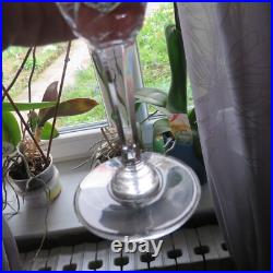 6 flûtes à champagne en cristal saint louis modèle chantilly signée 3