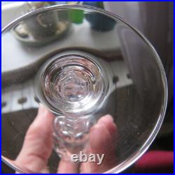 6 flûtes à champagne en cristal saint louis modèle chantilly signée 3