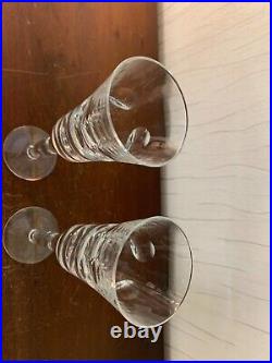 6 flûtes à champagne modèle Cosmos en cristal de Saint Louis (prix à la pièce)
