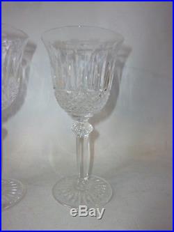 6 grands verres Saint Louis model Tommy cristal de Saint Louis hauteur 17 cm
