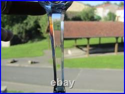 6 grands verres à eau en cristal de saint louis modèle chantilly 18,5 cm signé
