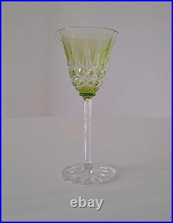 6 grands verres cristal Saint Louis couleur modèle Tarn