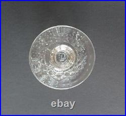 6 superbes VERRES à eau en cristal signés SAINT LOUIS modèle MASSENET
